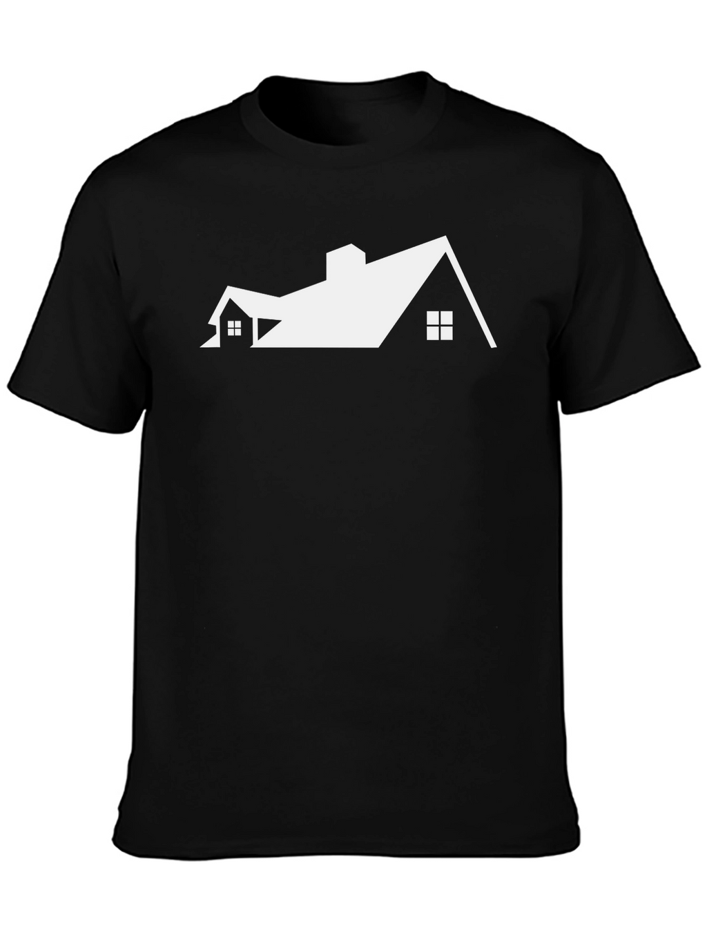House Roof Graphic Tee - Modern Architect Style