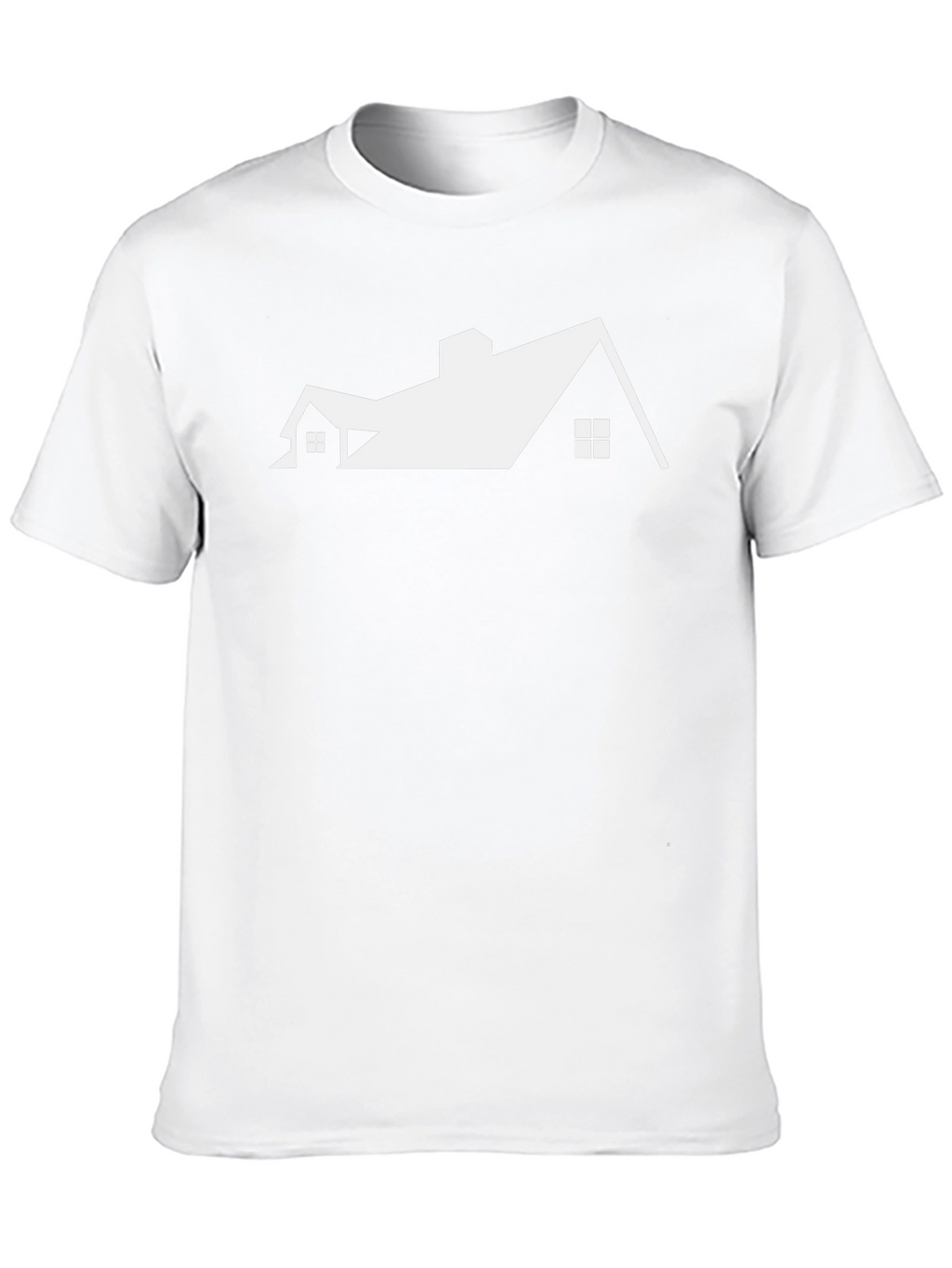 House Roof Graphic Tee - Modern Architect Style