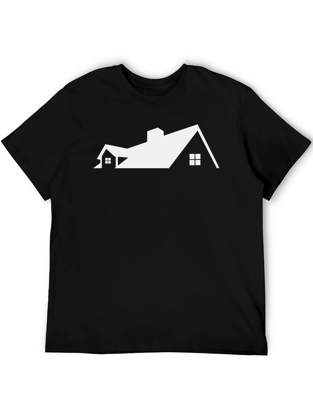House Roof Graphic Tee - Modern Architect Style
