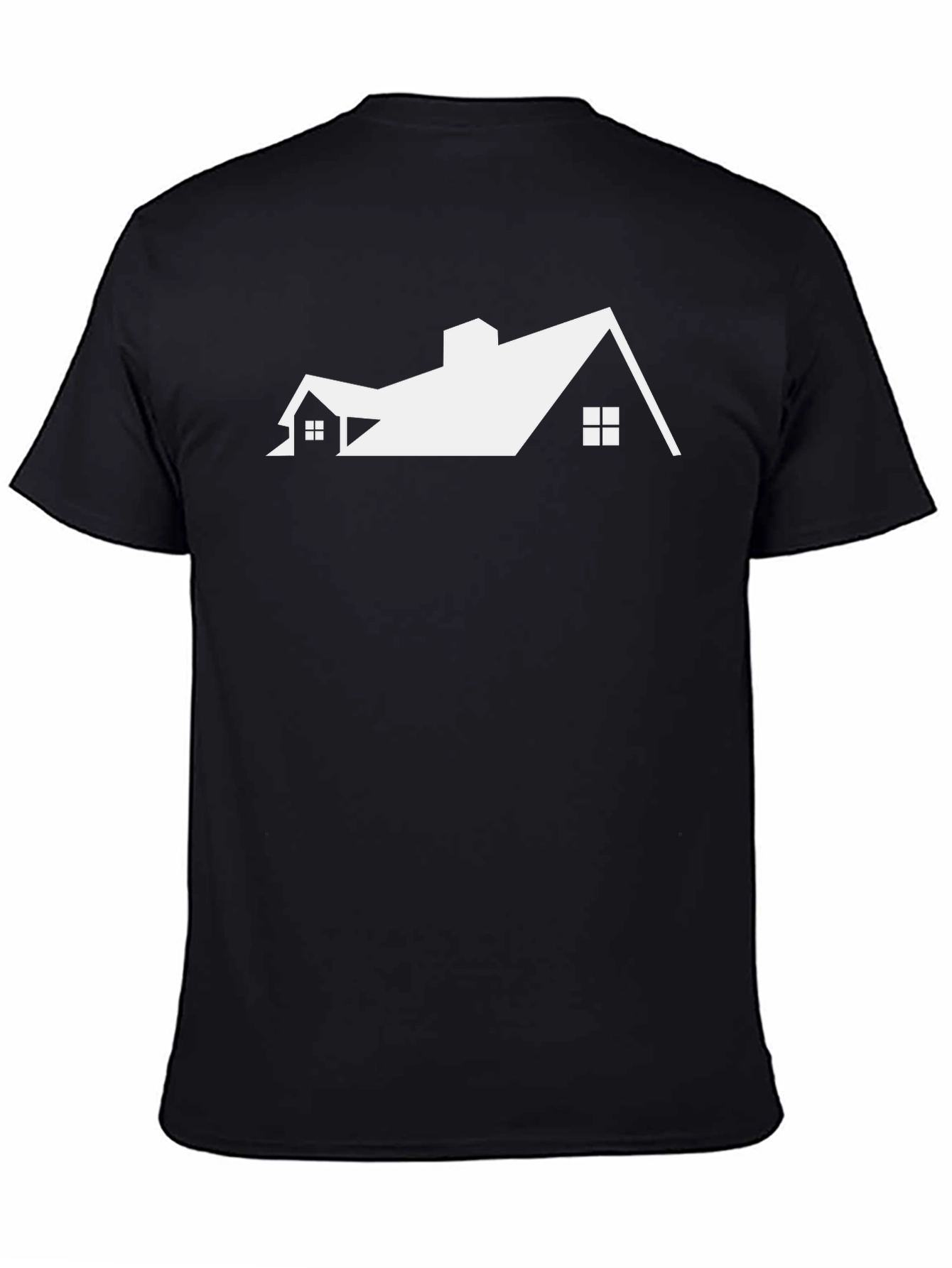 House Roof Graphic Tee - Modern Architect Style