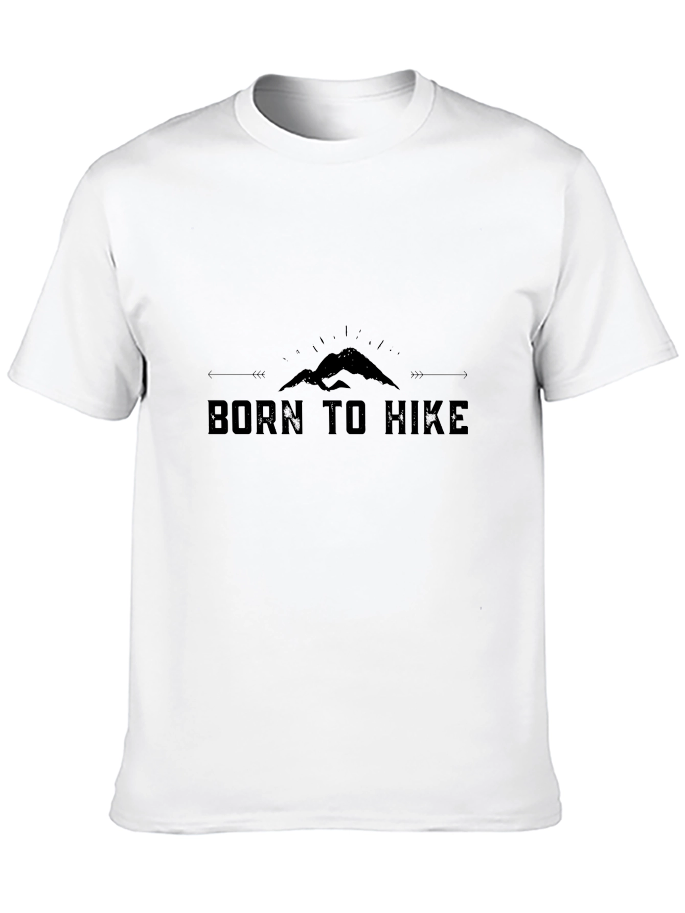 Born to Hike Black Graphic Tee