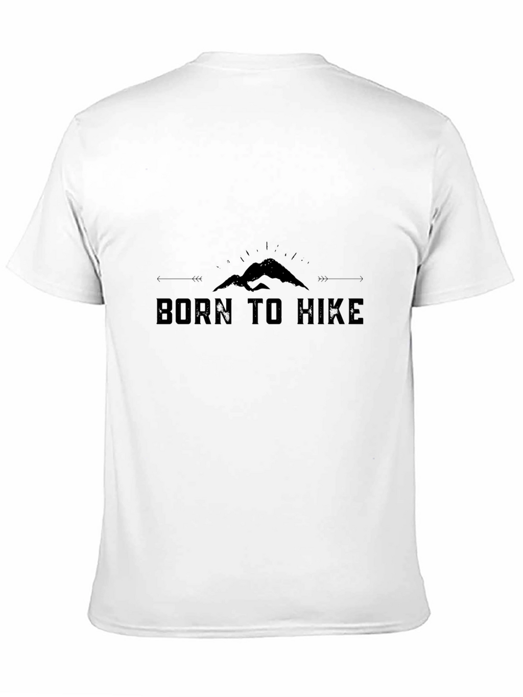 Born to Hike Black Graphic Tee