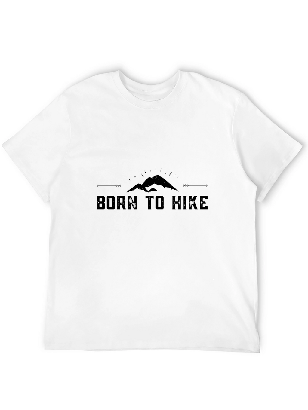 Born to Hike Black Graphic Tee