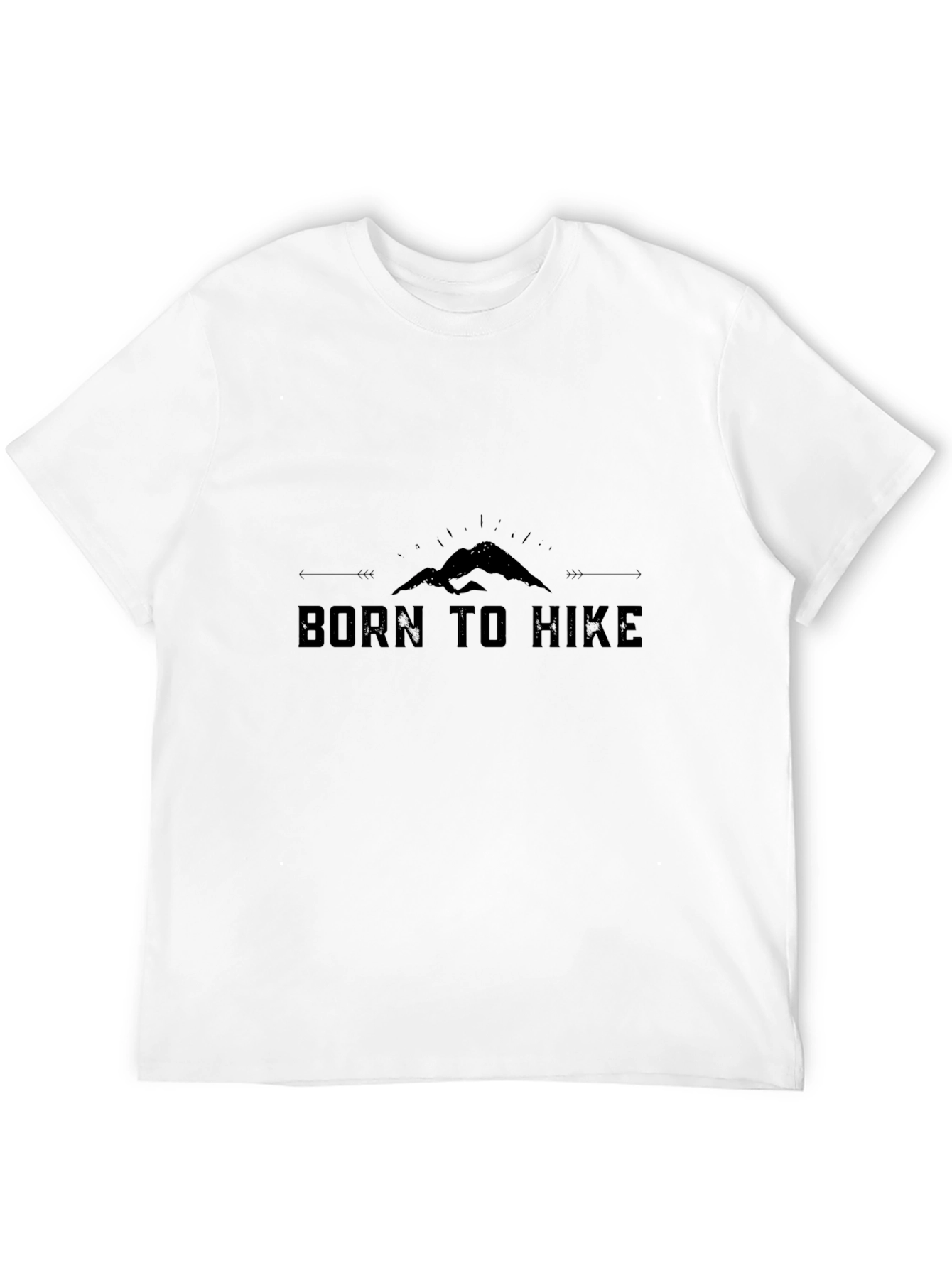 Born to Hike Black Graphic Tee