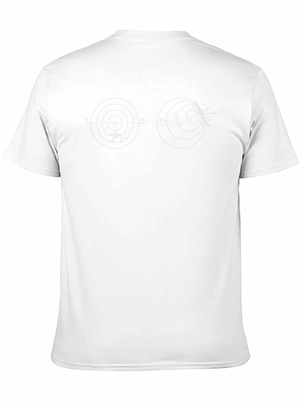 Abstract Circle Graphic T-Shirt - Black