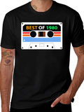 Best of 1980s Cassette Tape Graphic T-Shirt