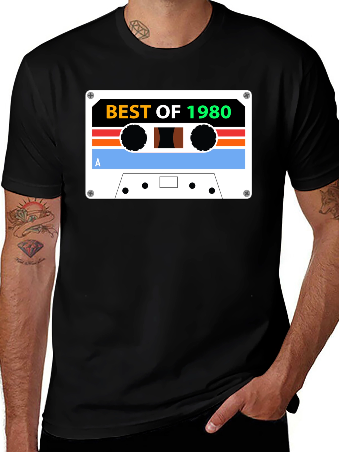 Best of 1980s Cassette Tape Graphic T-Shirt