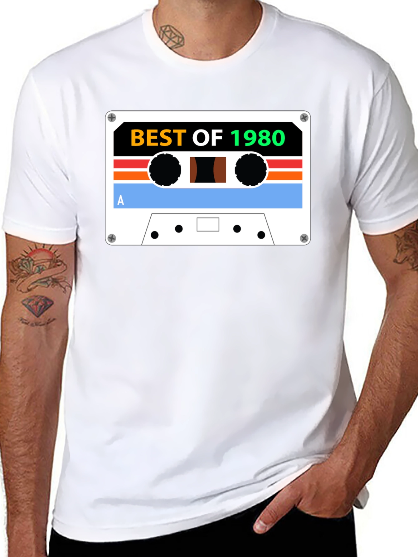 Best of 1980s Cassette Tape Graphic T-Shirt