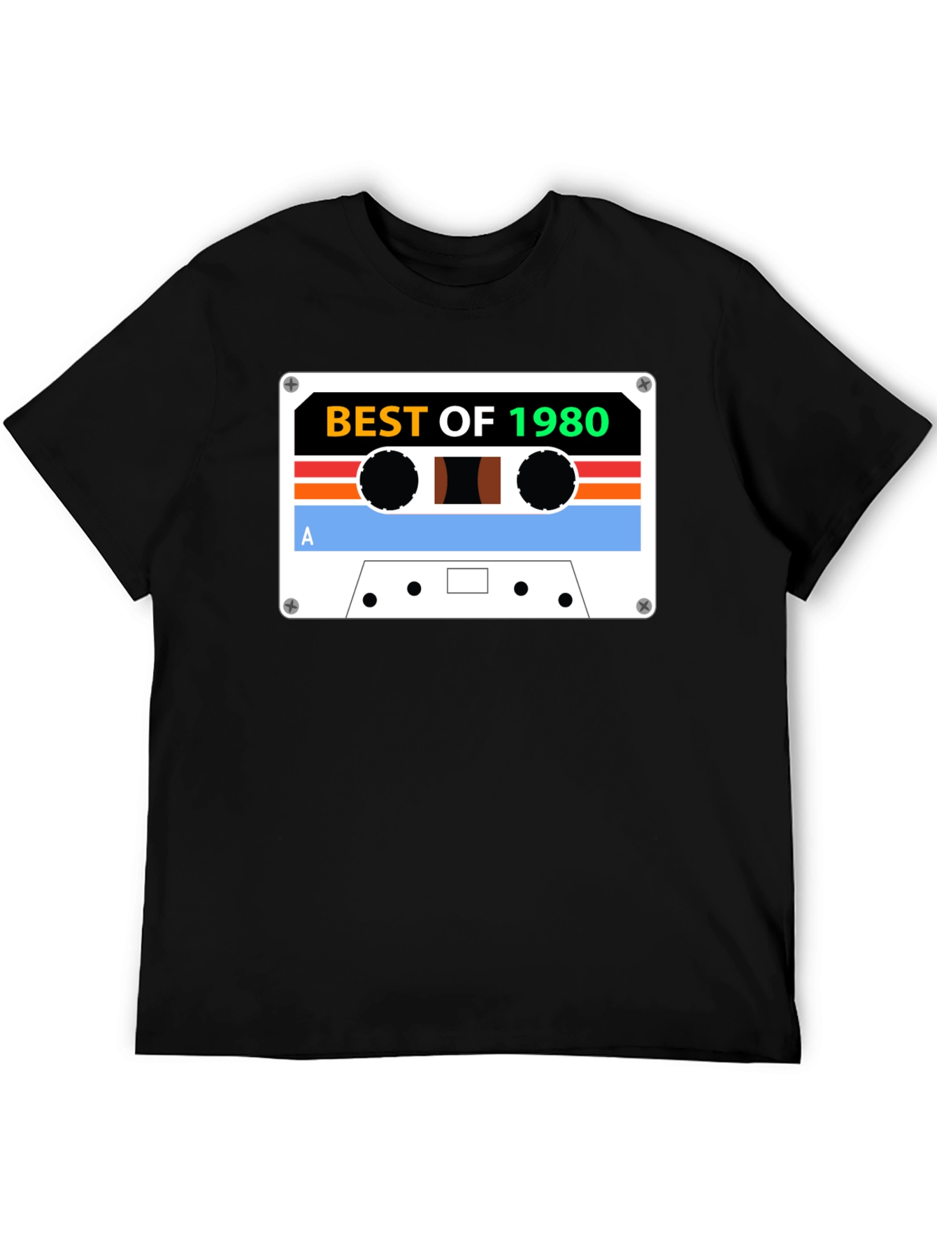 Best of 1980s Cassette Tape Graphic T-Shirt
