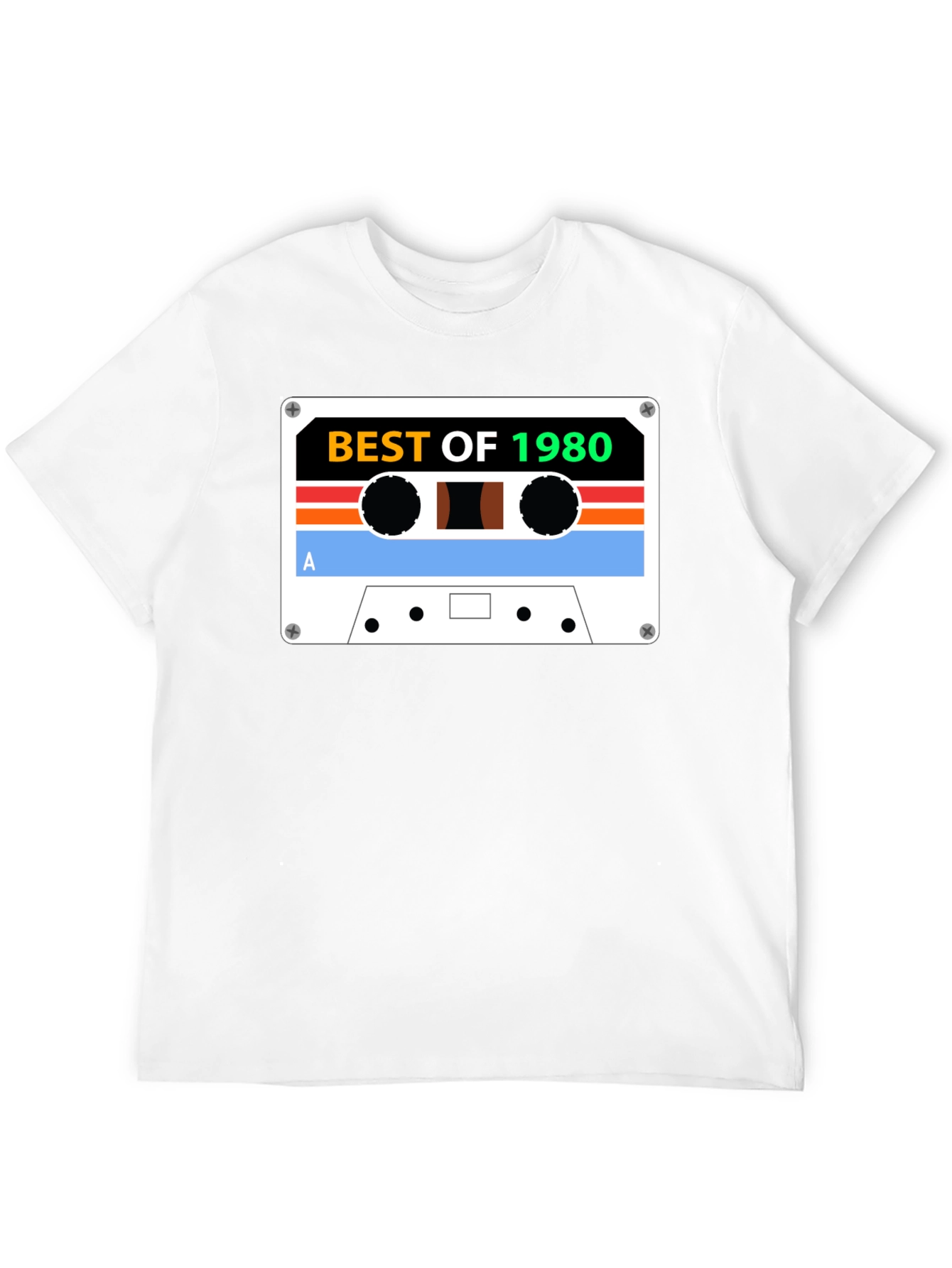Best of 1980s Cassette Tape Graphic T-Shirt