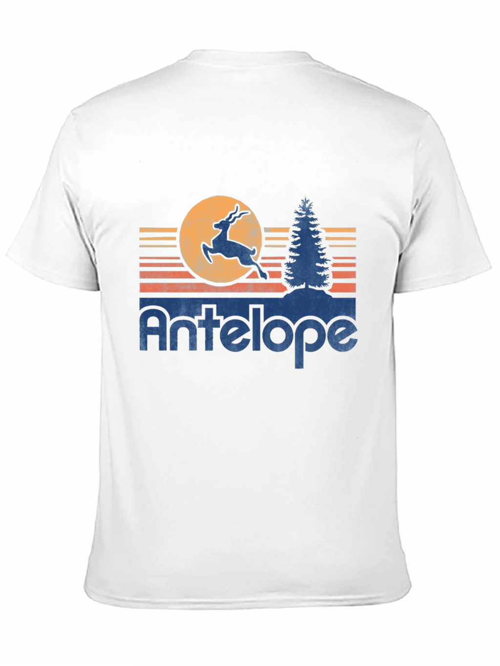 Retro Antelope Graphic Tee - Soft Cotton Blend