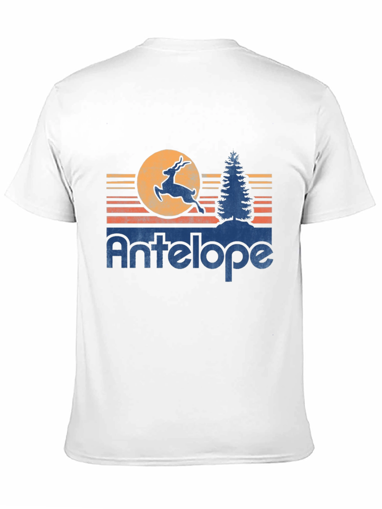 Retro Antelope Graphic Tee - Soft Cotton Blend