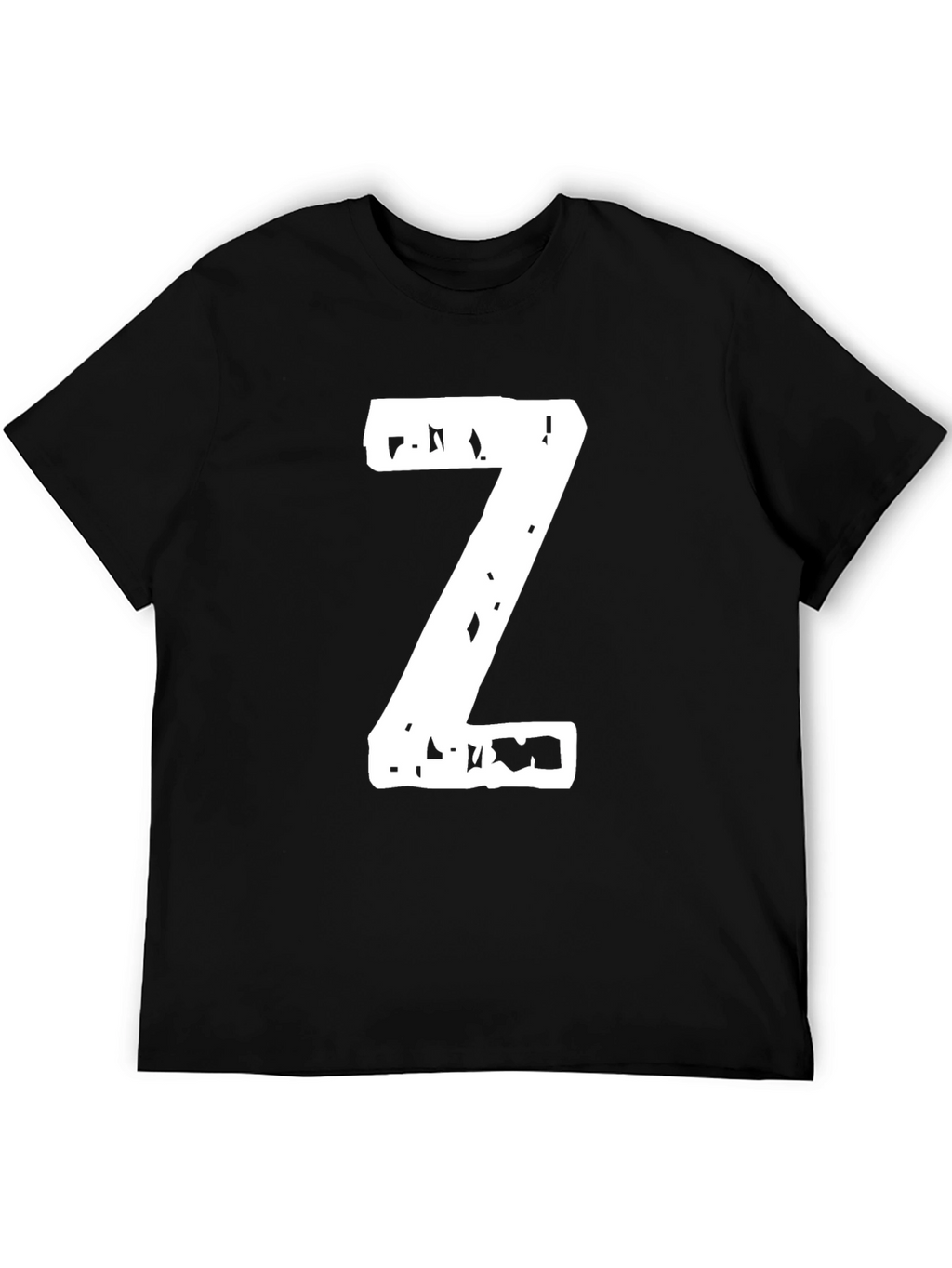 Bold Z Graphic Tee - Black Casual Shirt