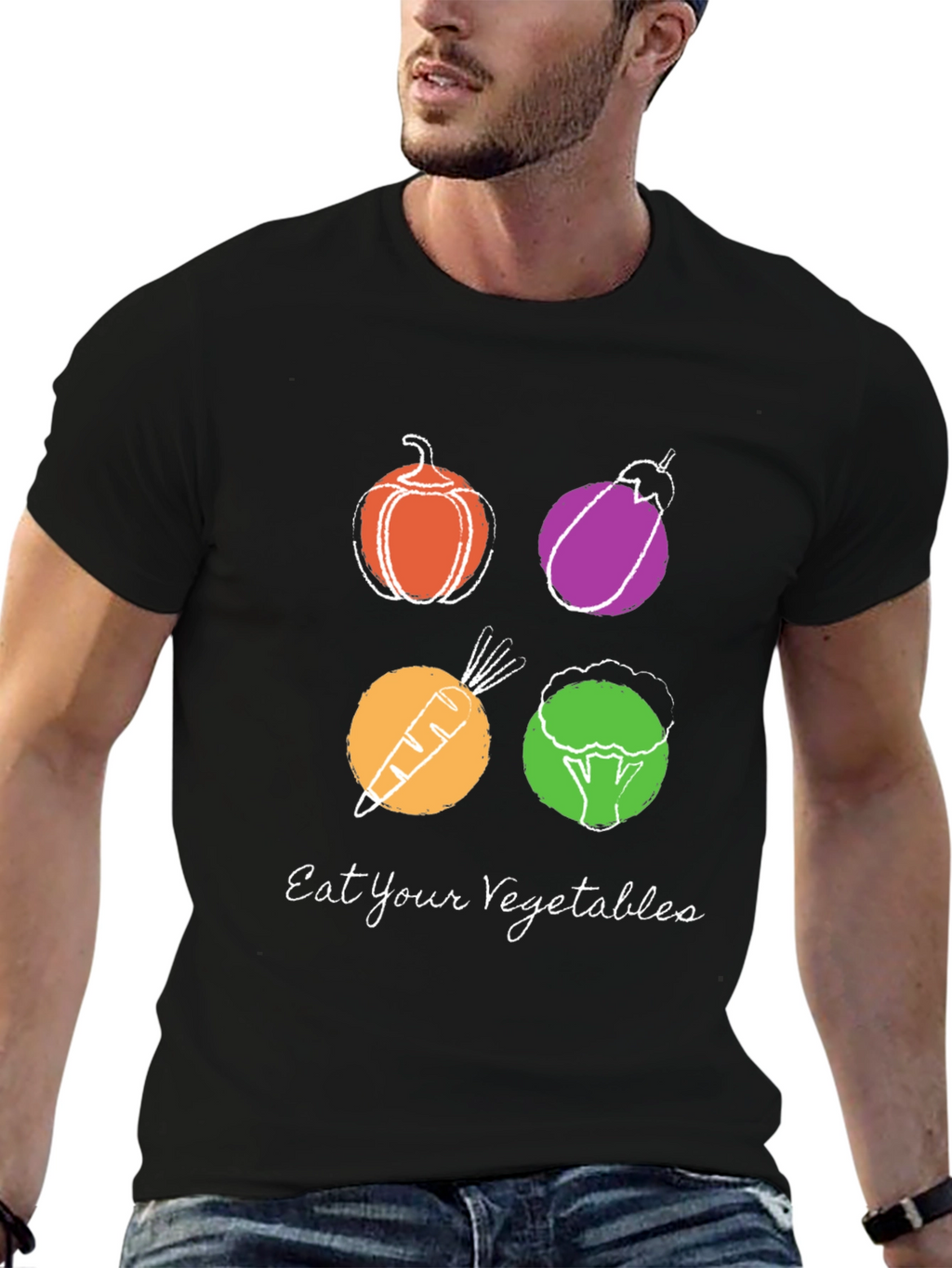 Eat Your Vegetables Graphic Tee - Unisex