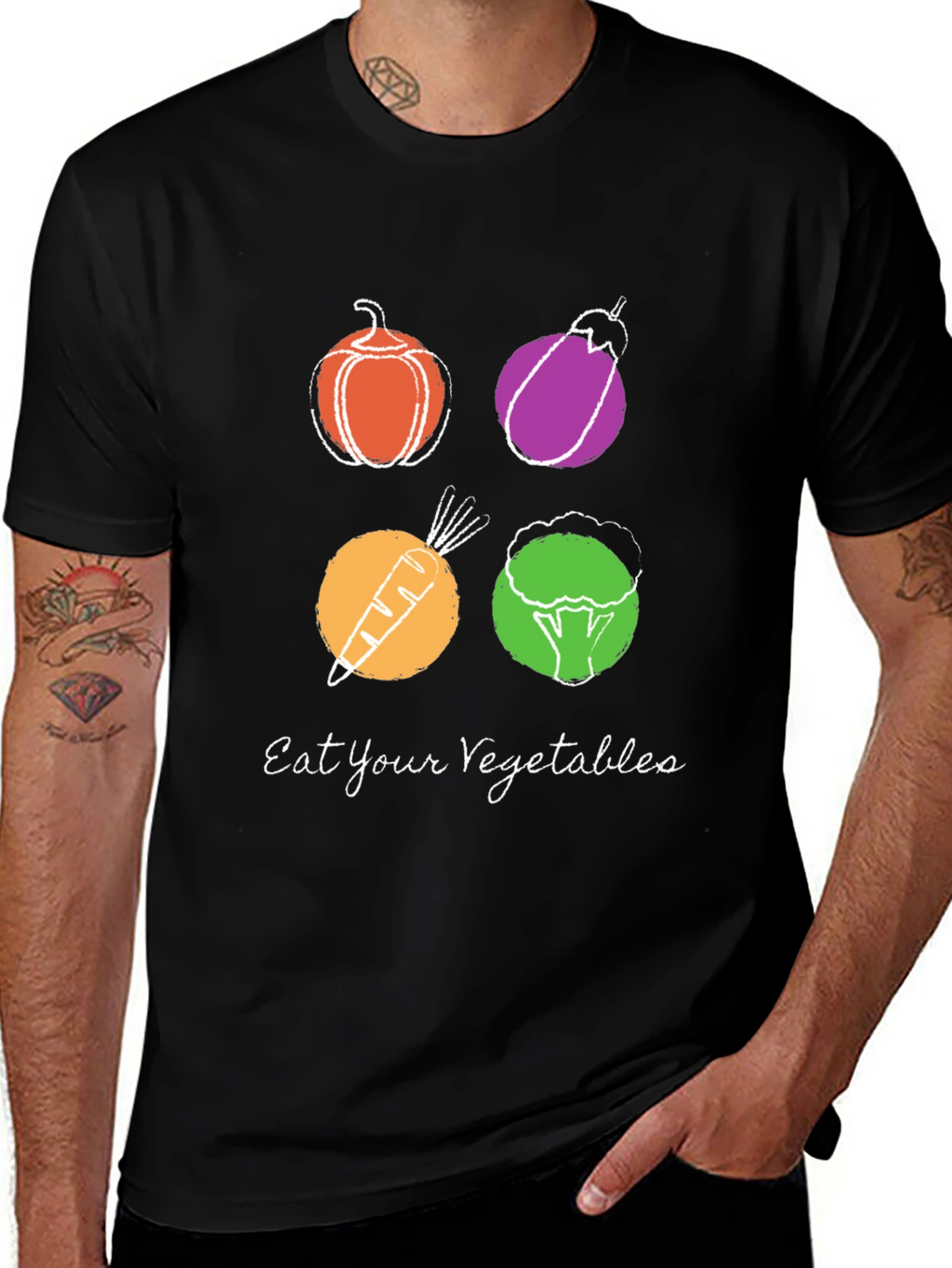 Eat Your Vegetables Graphic Tee - Unisex