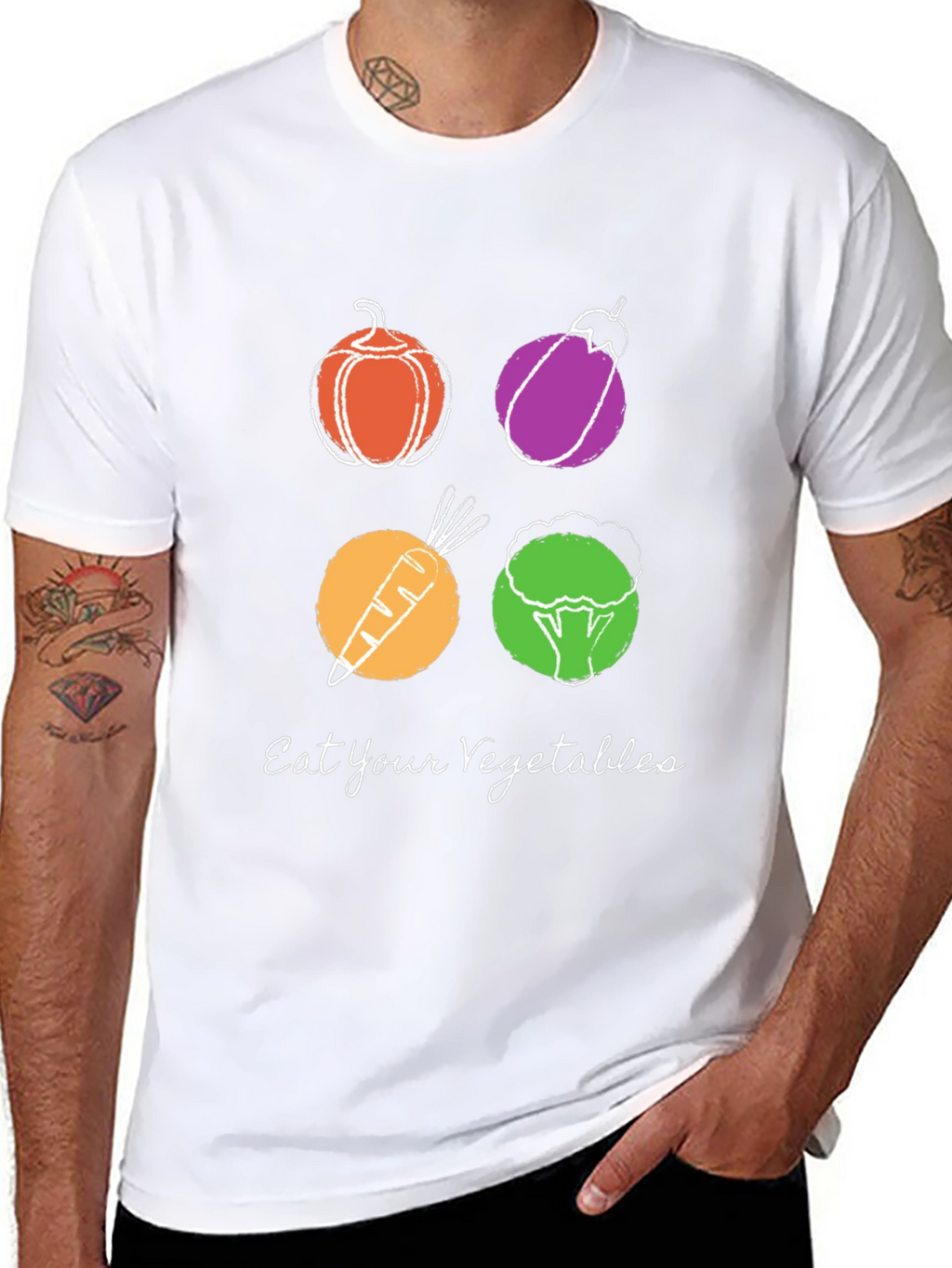Eat Your Vegetables Graphic Tee - Unisex