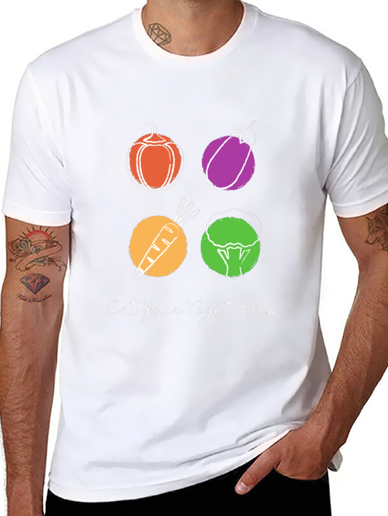 Eat Your Vegetables Graphic Tee - Unisex
