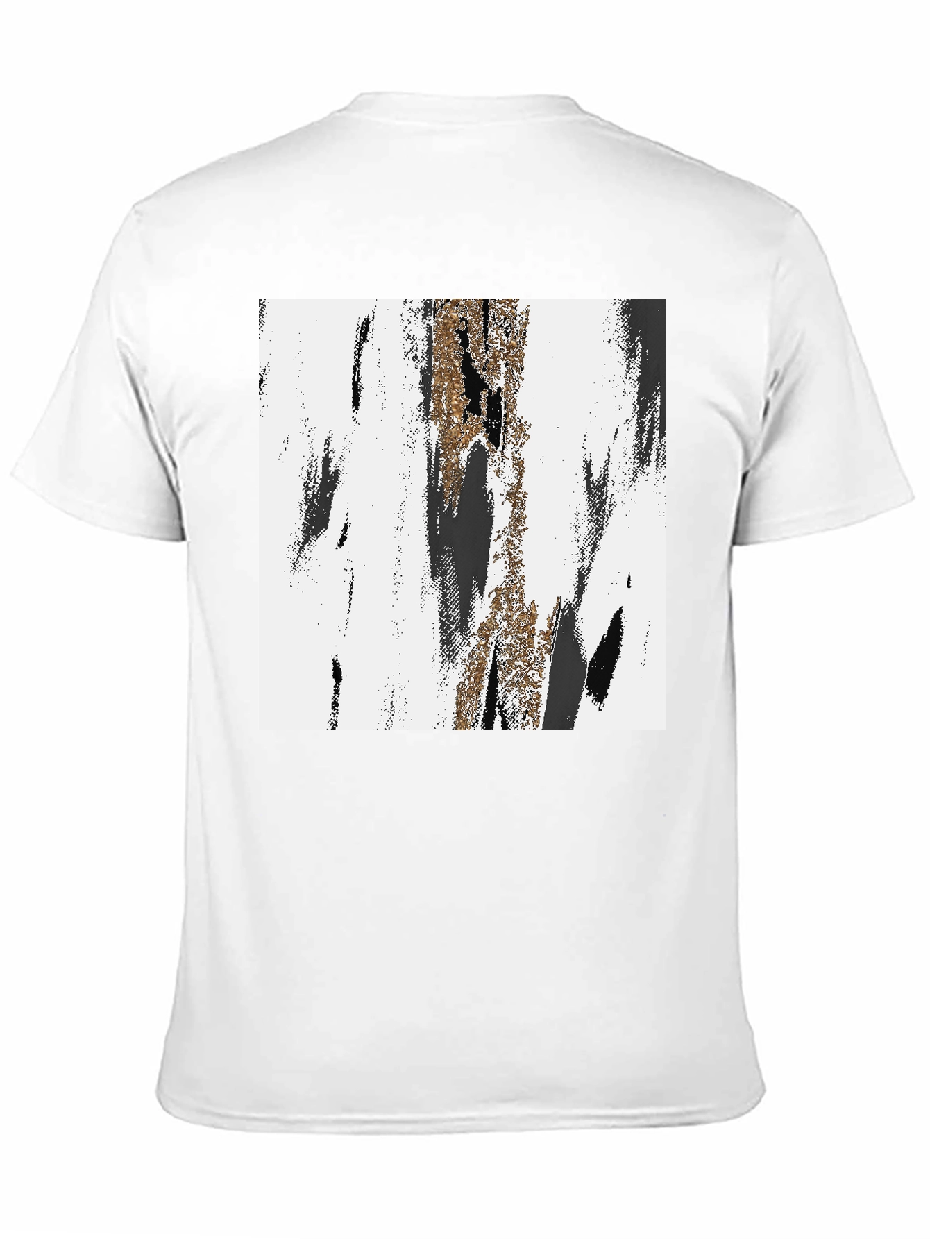 Abstract Brushstroke Graphic Tee