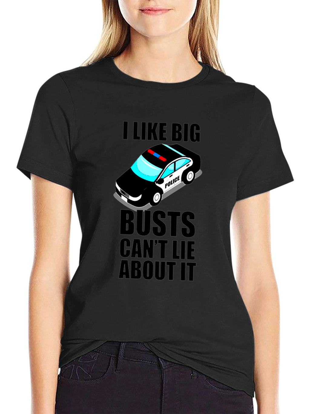I Like Big Busts Funny Graphic T-Shirt