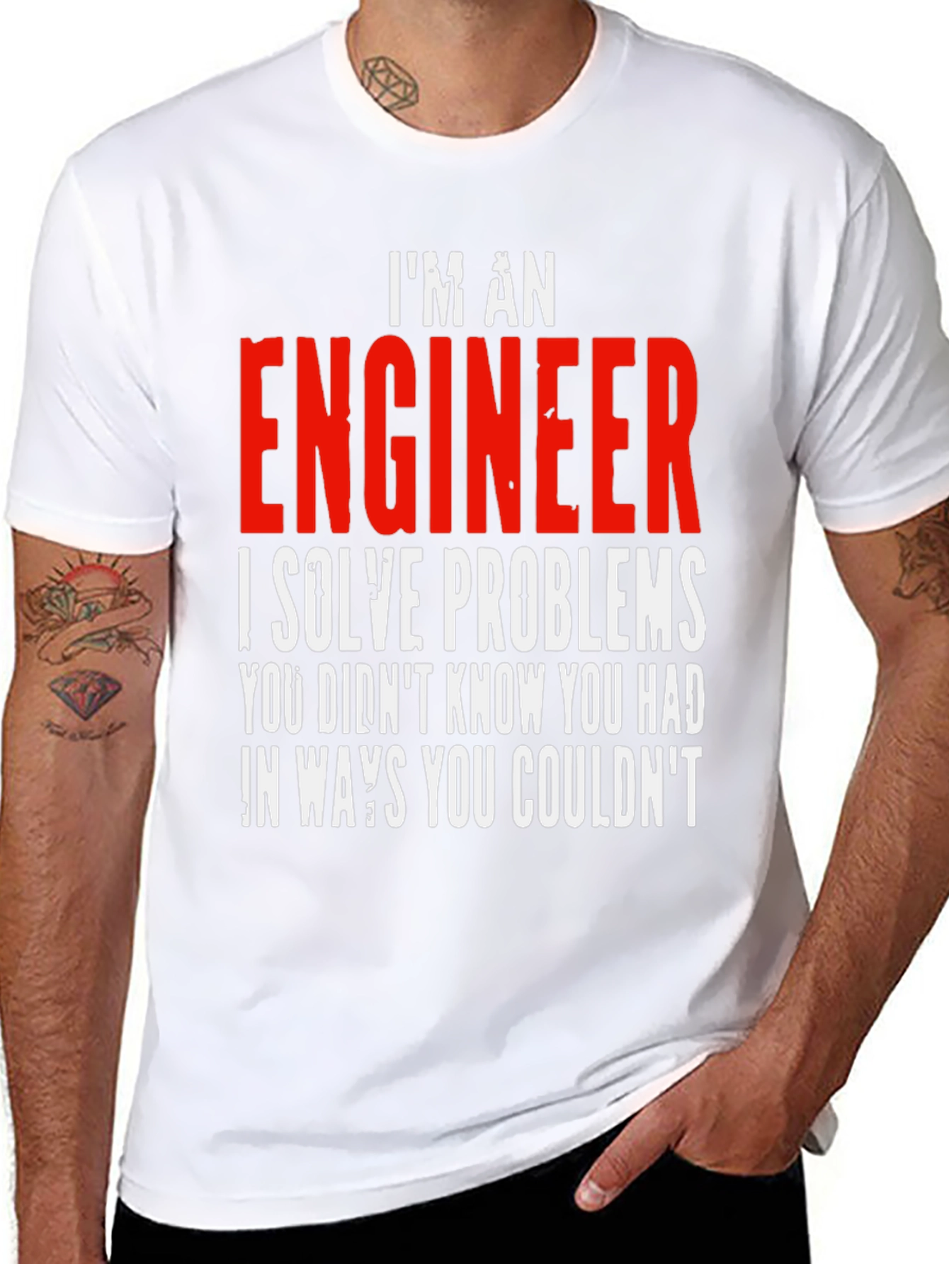 Im An Engineer T-Shirt - Solve Problems