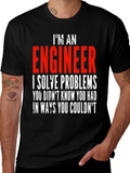 Im An Engineer T-Shirt - Solve Problems