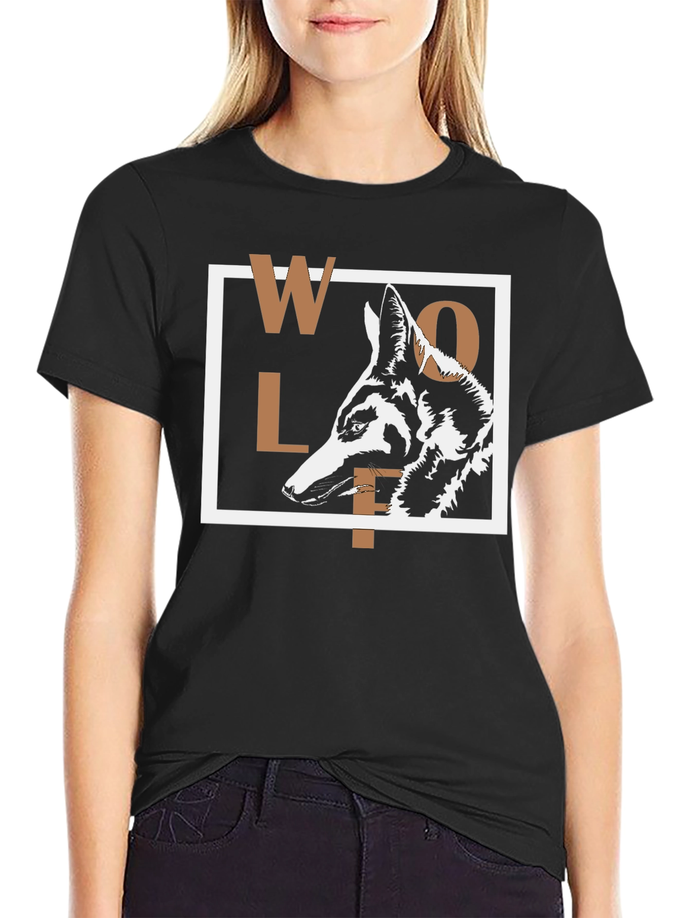 Wolf Graphic Print T-Shirt - Modern Urban Style