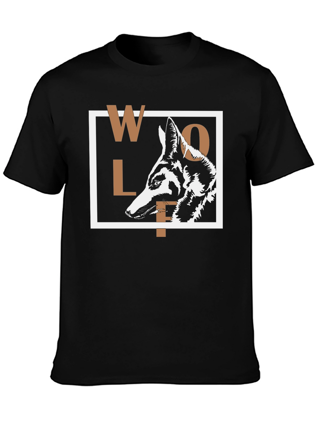 Wolf Graphic Print T-Shirt - Modern Urban Style