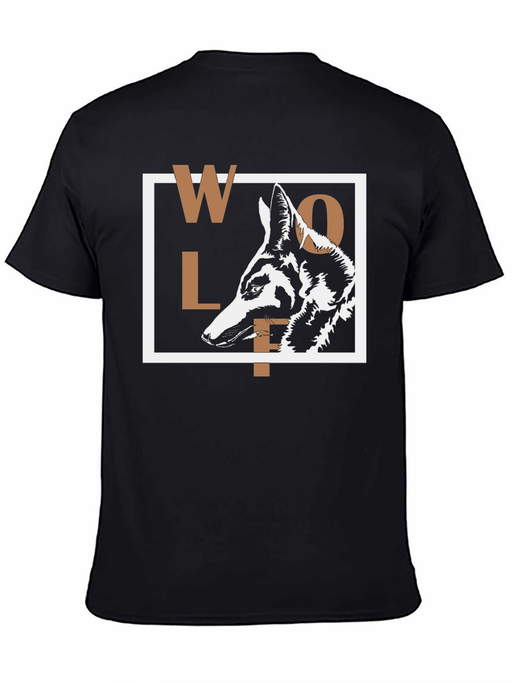 Wolf Graphic Print T-Shirt - Modern Urban Style