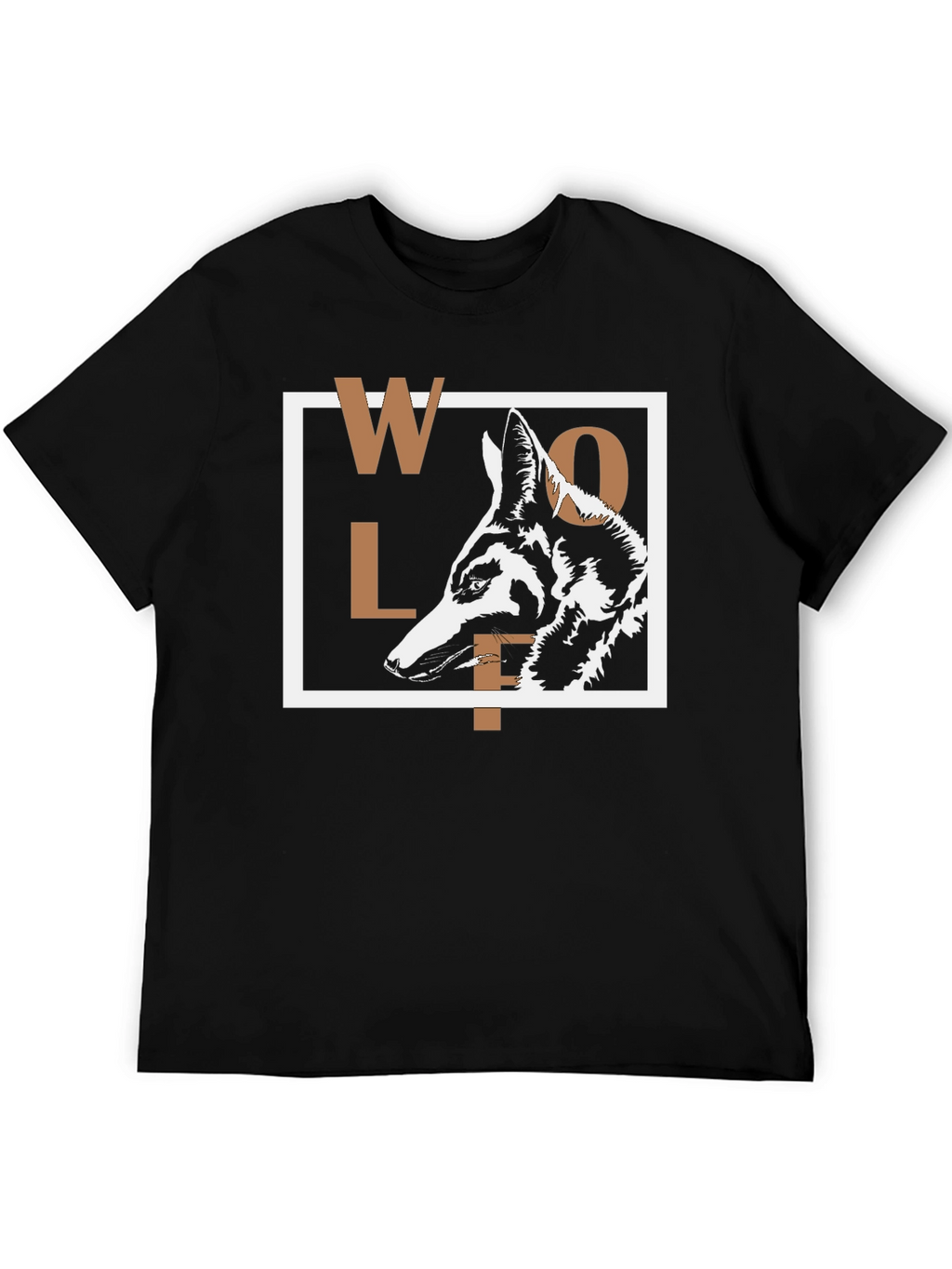 Wolf Graphic Print T-Shirt - Modern Urban Style