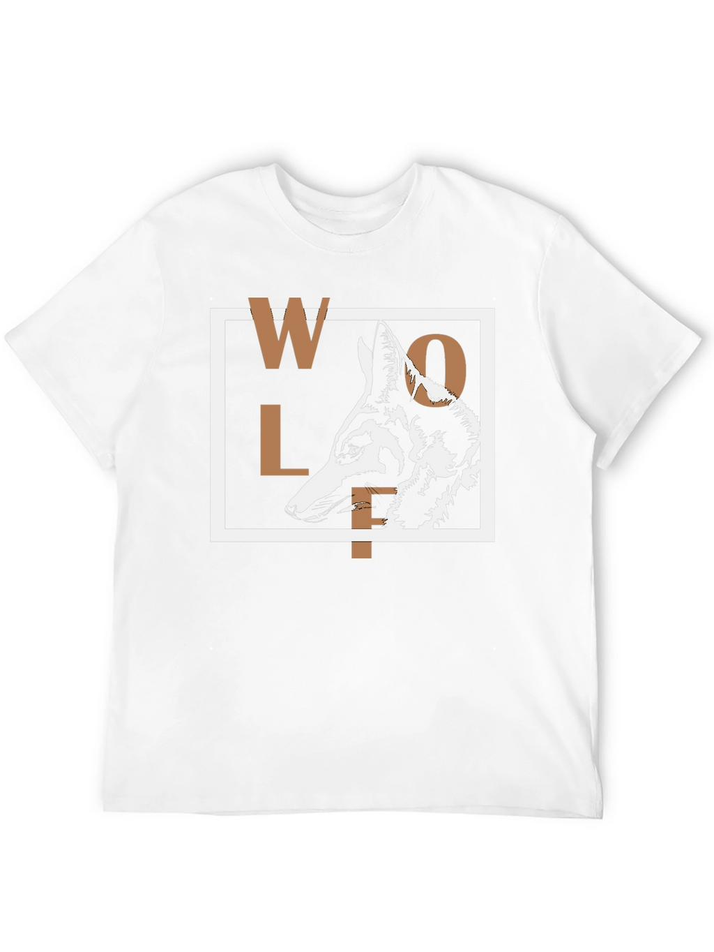 Wolf Graphic Print T-Shirt - Modern Urban Style