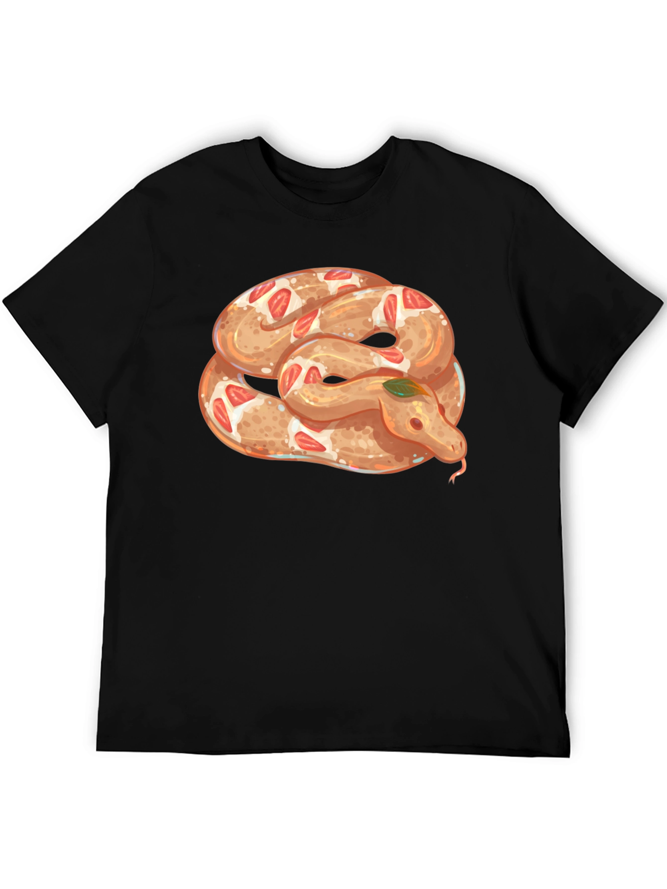 Snake Pretzel T-Shirt - Unique Graphic Tee
