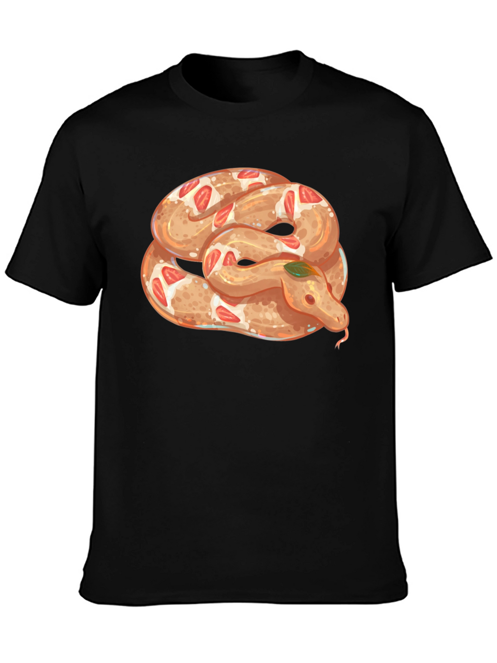 Snake Pretzel T-Shirt - Unique Graphic Tee