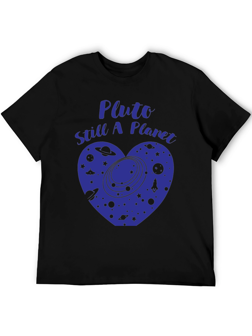 Pluto Still A Planet T-Shirt Space Heart Tee