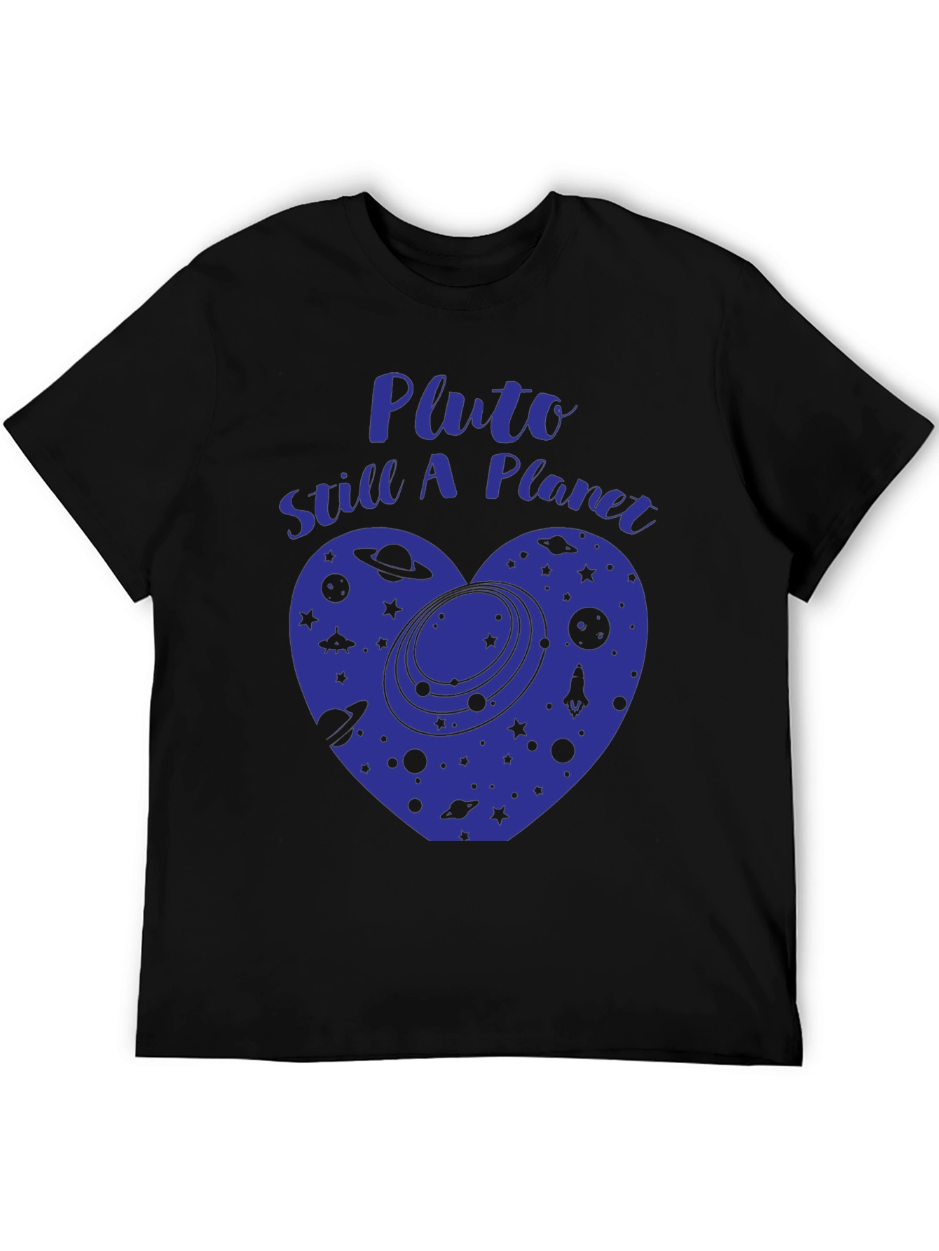 Pluto Still A Planet T-Shirt Space Heart Tee