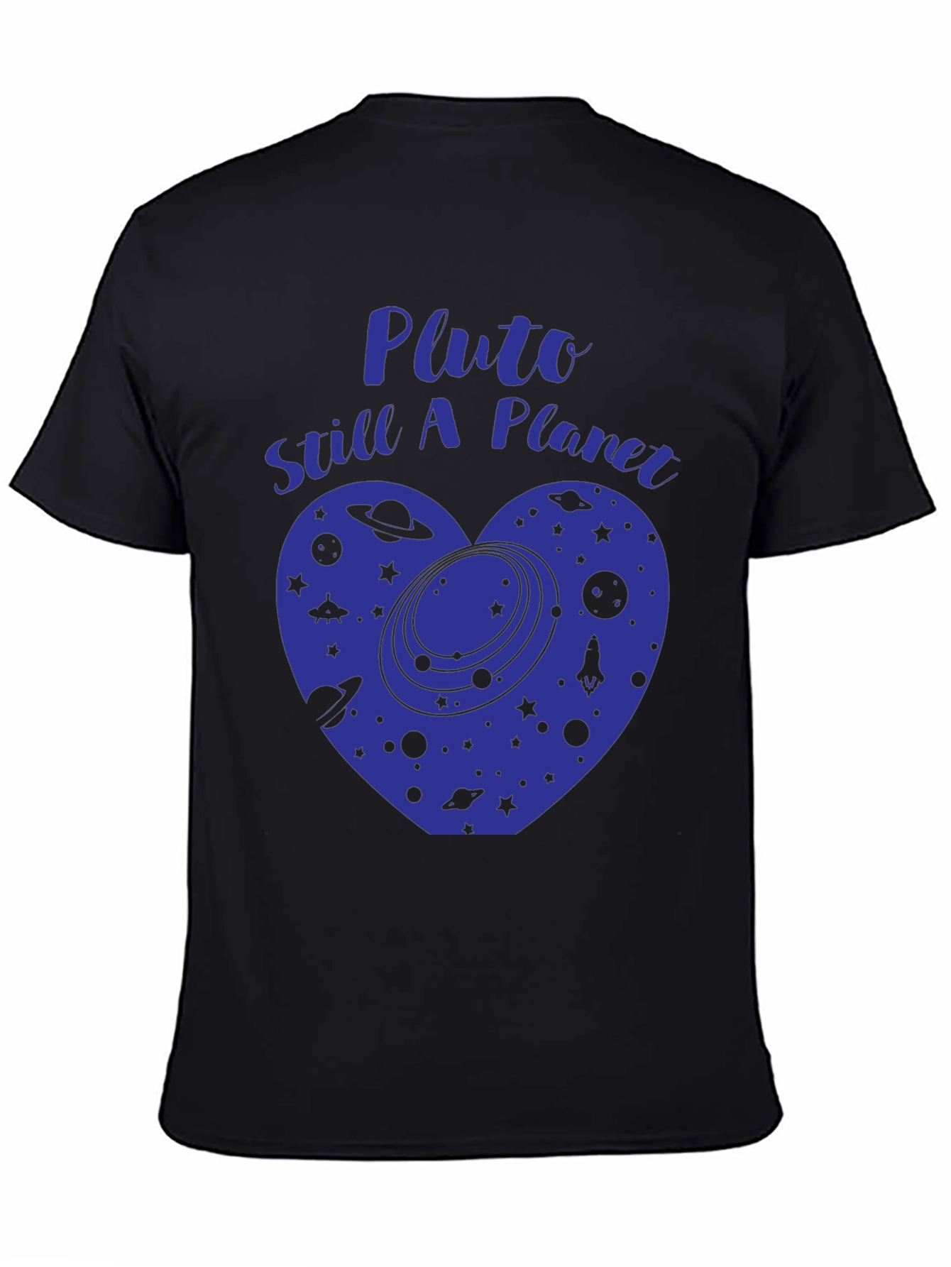 Pluto Still A Planet T-Shirt Space Heart Tee