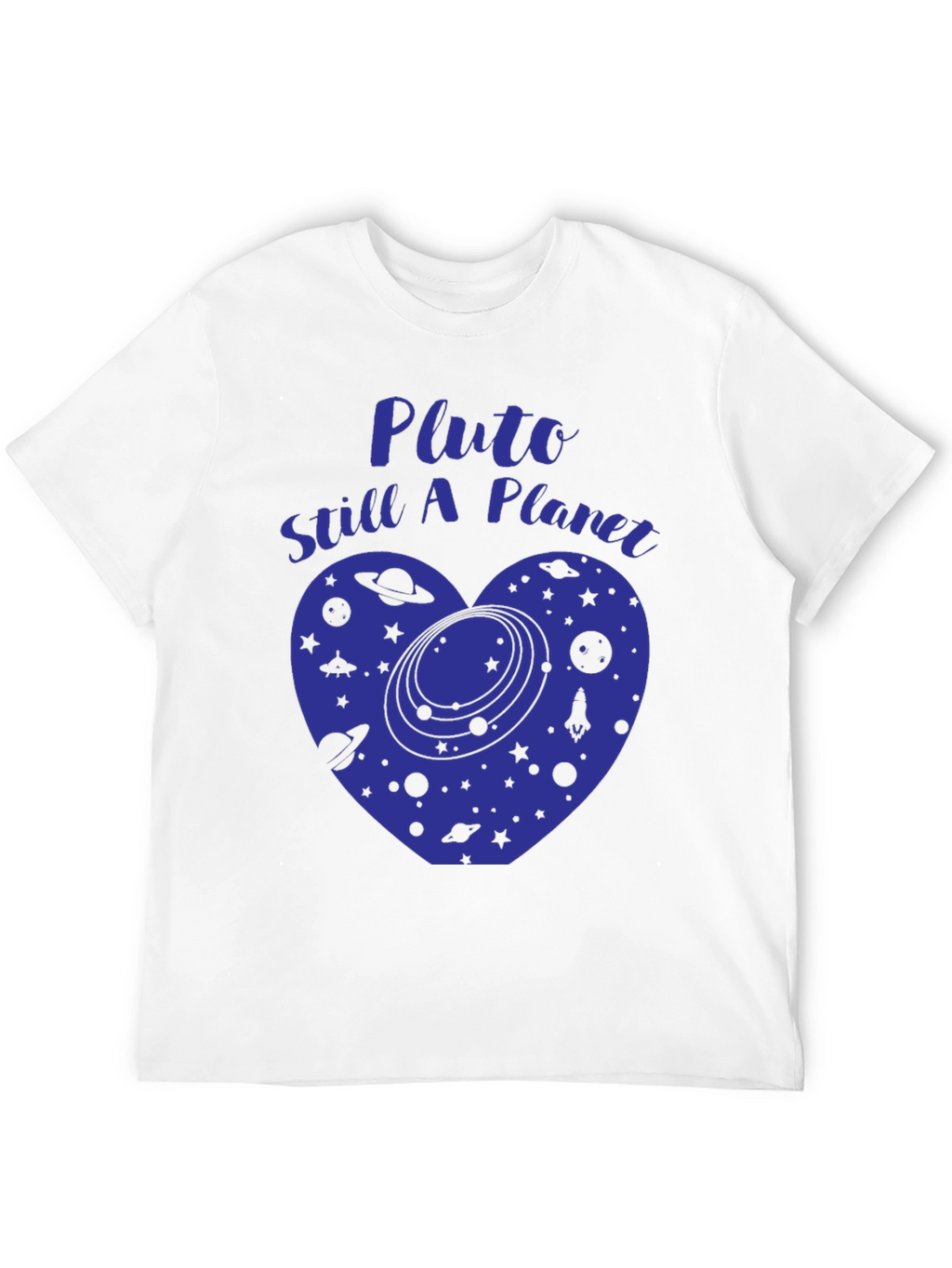 Pluto Still A Planet T-Shirt Space Heart Tee