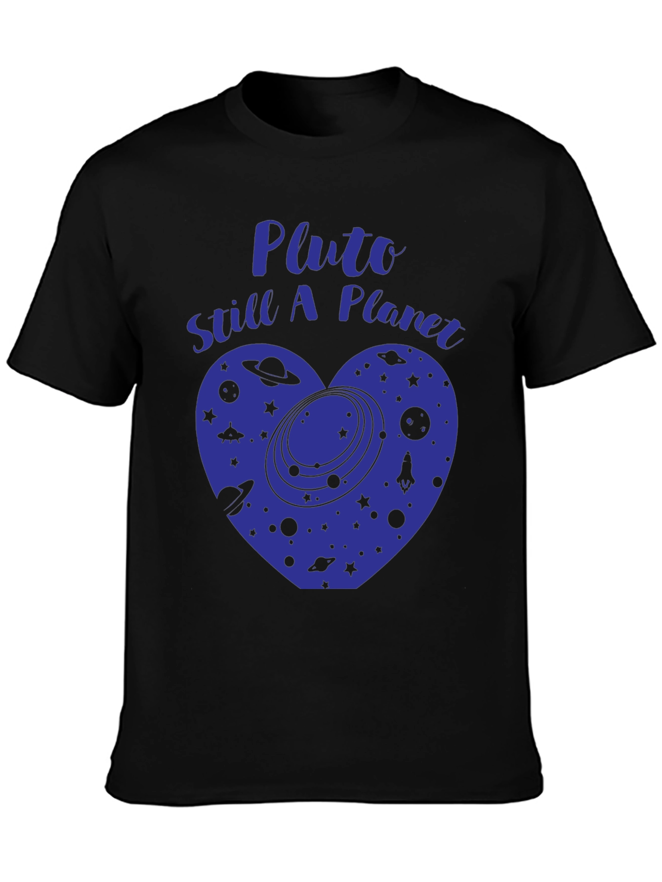 Pluto Still A Planet T-Shirt Space Heart Tee