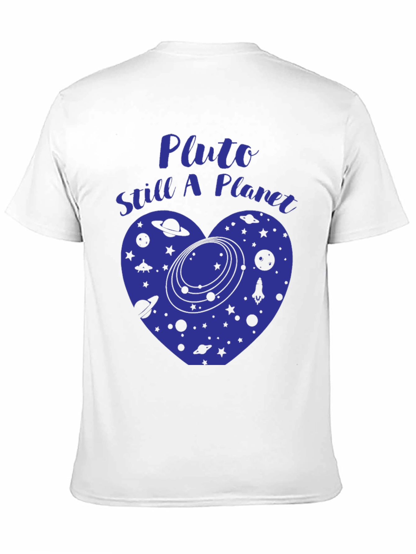 Pluto Still A Planet T-Shirt Space Heart Tee