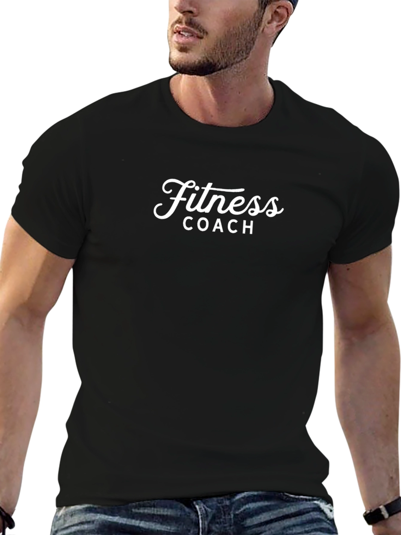 Fitness Coach Black T-Shirt