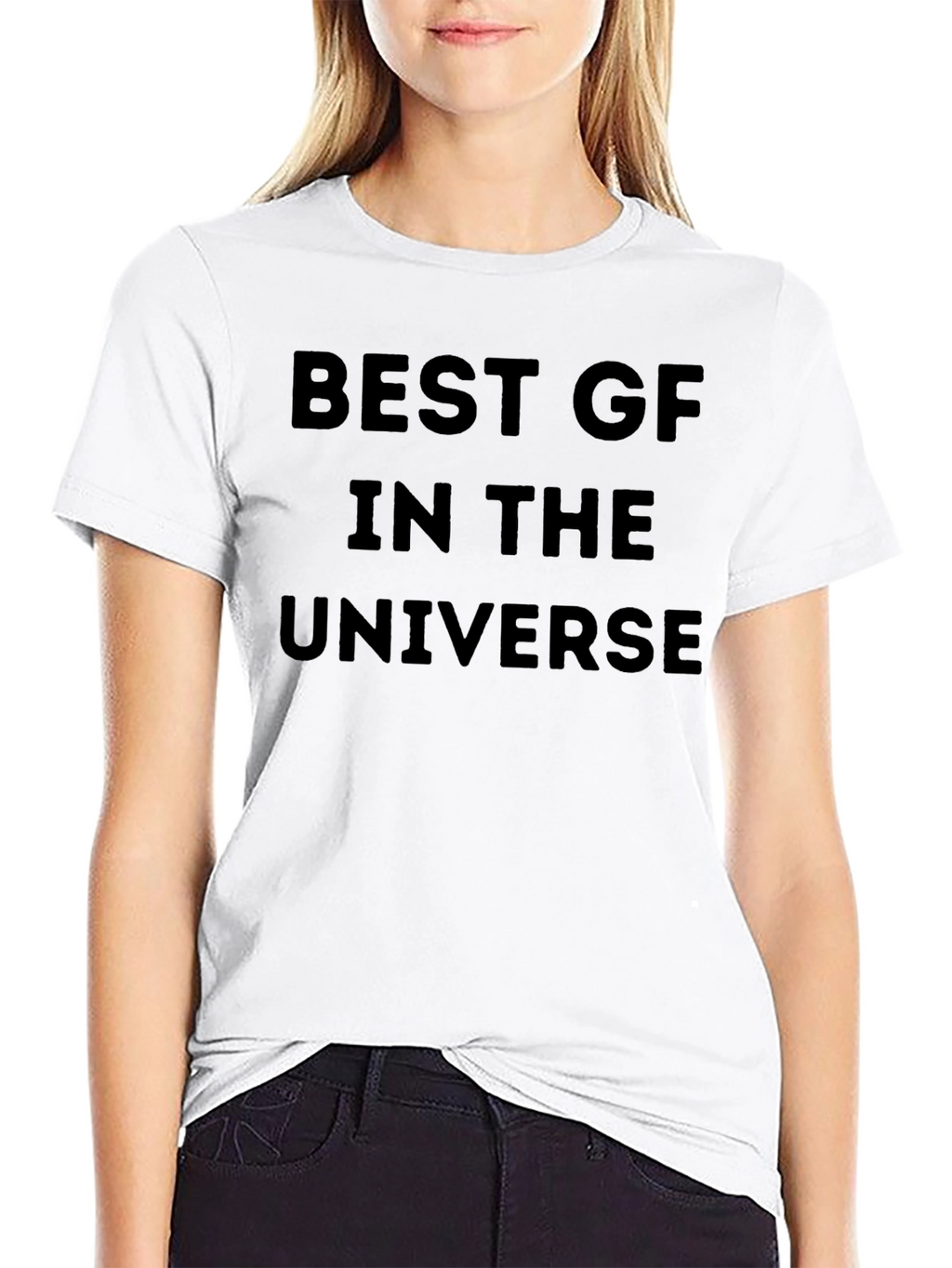 Best GF in the Universe Black T-Shirt
