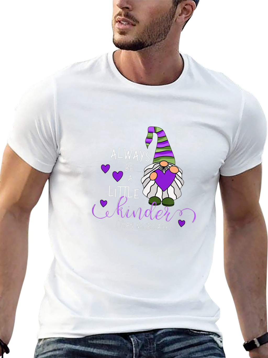 Always Be a Little Kinder Black T-Shirt