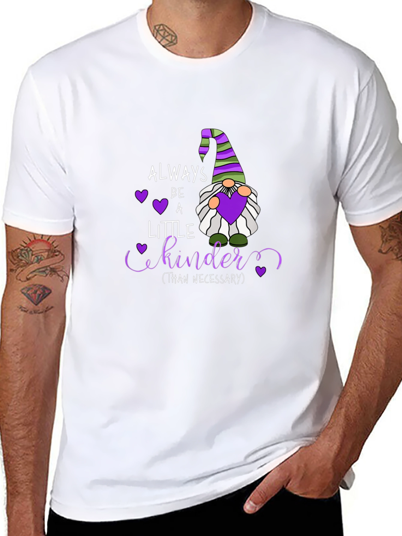 Always Be a Little Kinder Black T-Shirt