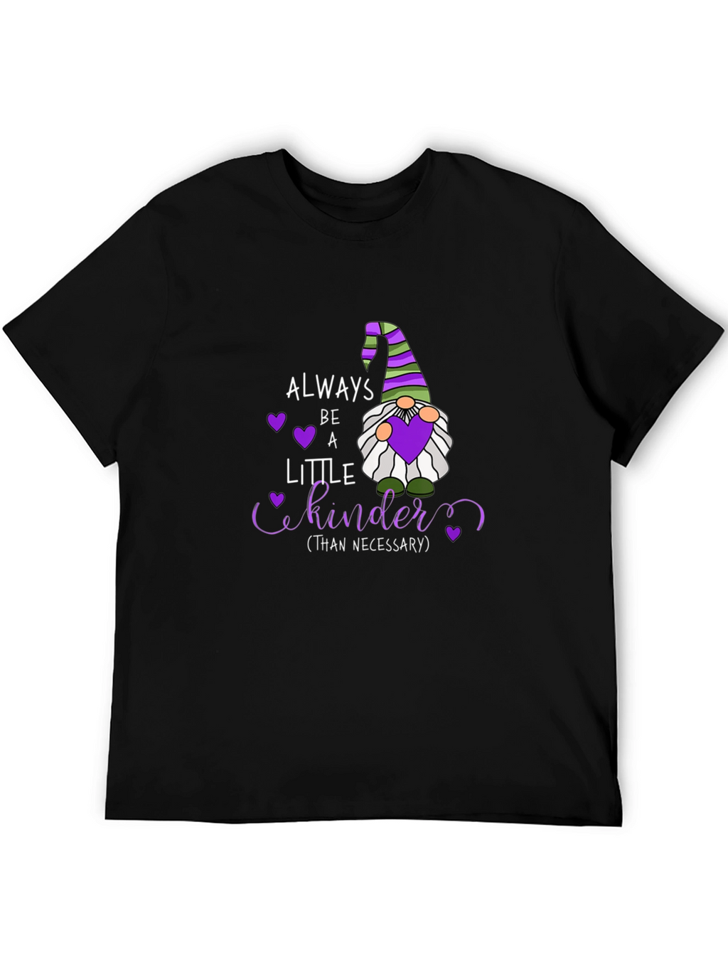 Always Be a Little Kinder Black T-Shirt
