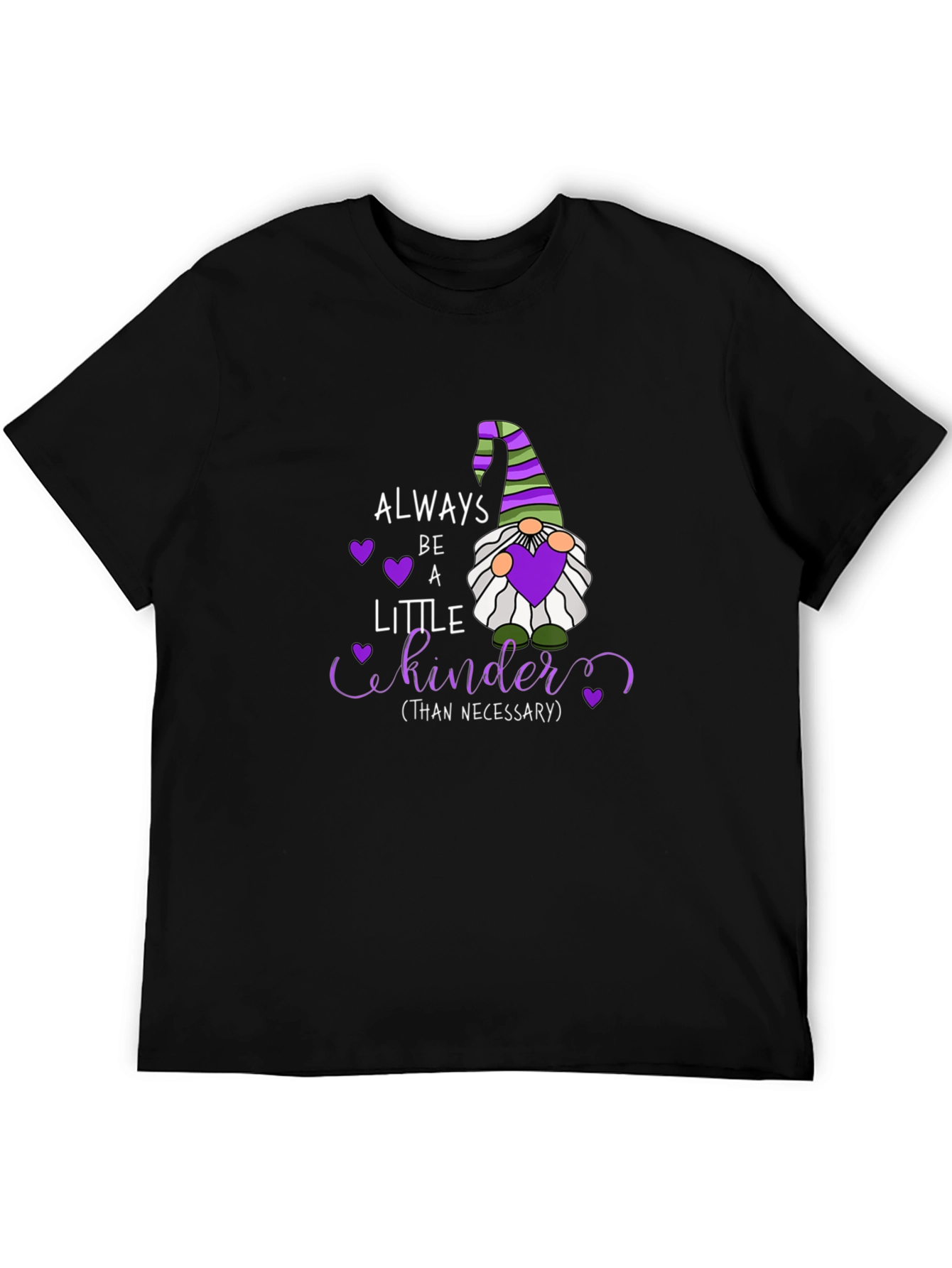 Always Be a Little Kinder Black T-Shirt
