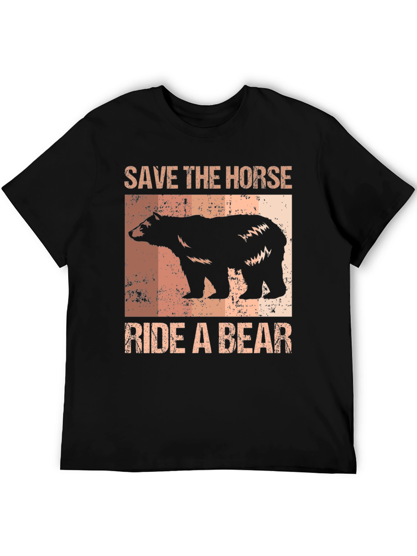 Save the Horse Ride a Bear Graphic T-Shirt