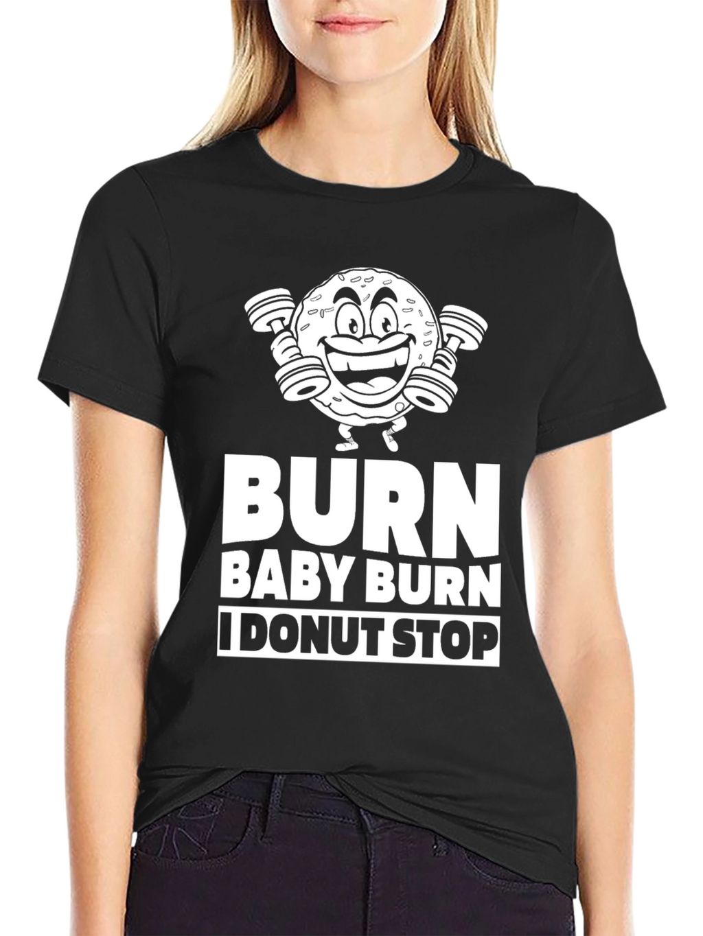 Burn Baby Burn I Donut Stop Graphic Tee