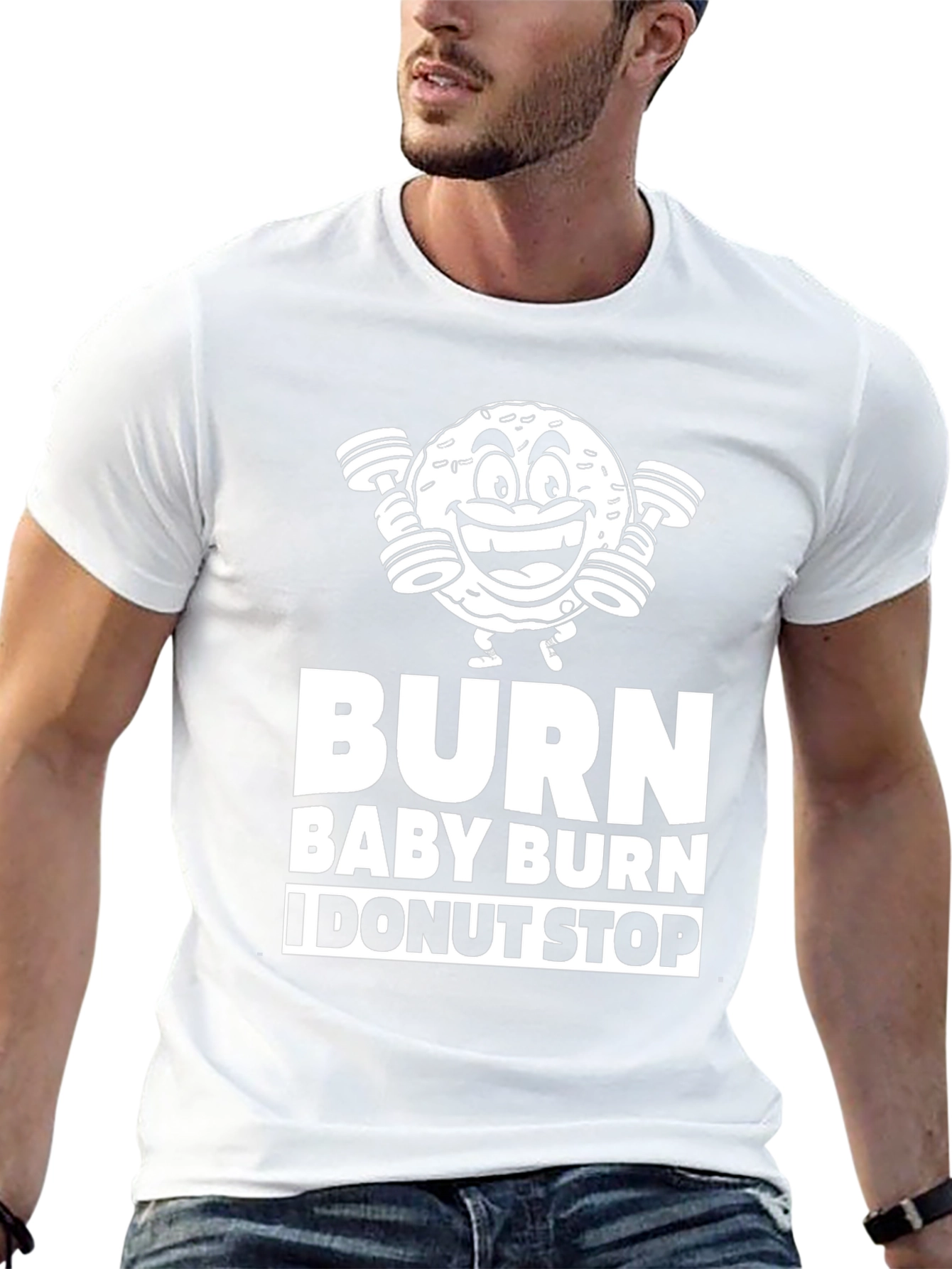Burn Baby Burn I Donut Stop Graphic Tee