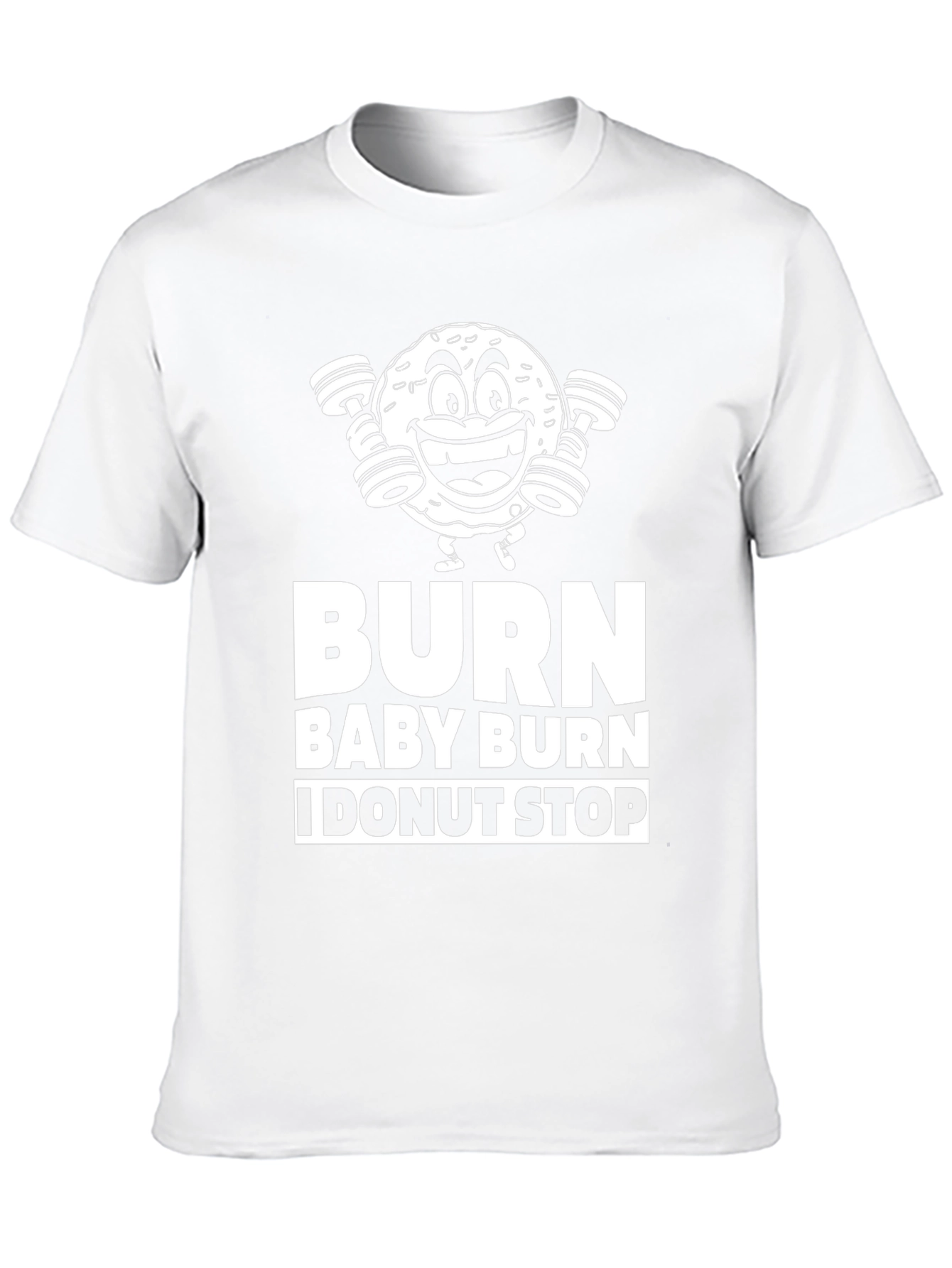 Burn Baby Burn I Donut Stop Graphic Tee