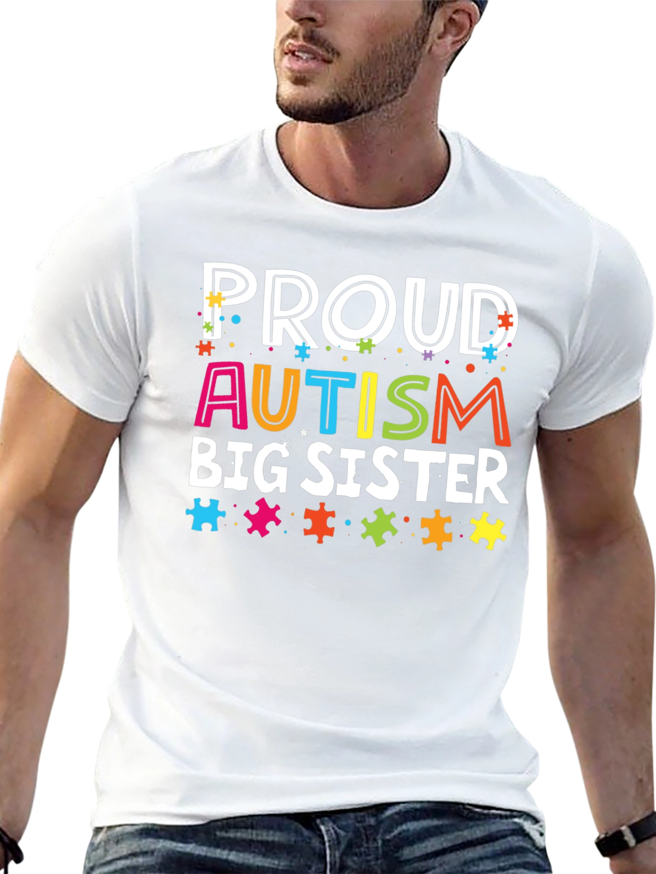 Proud Autism Big Sister T-Shirt