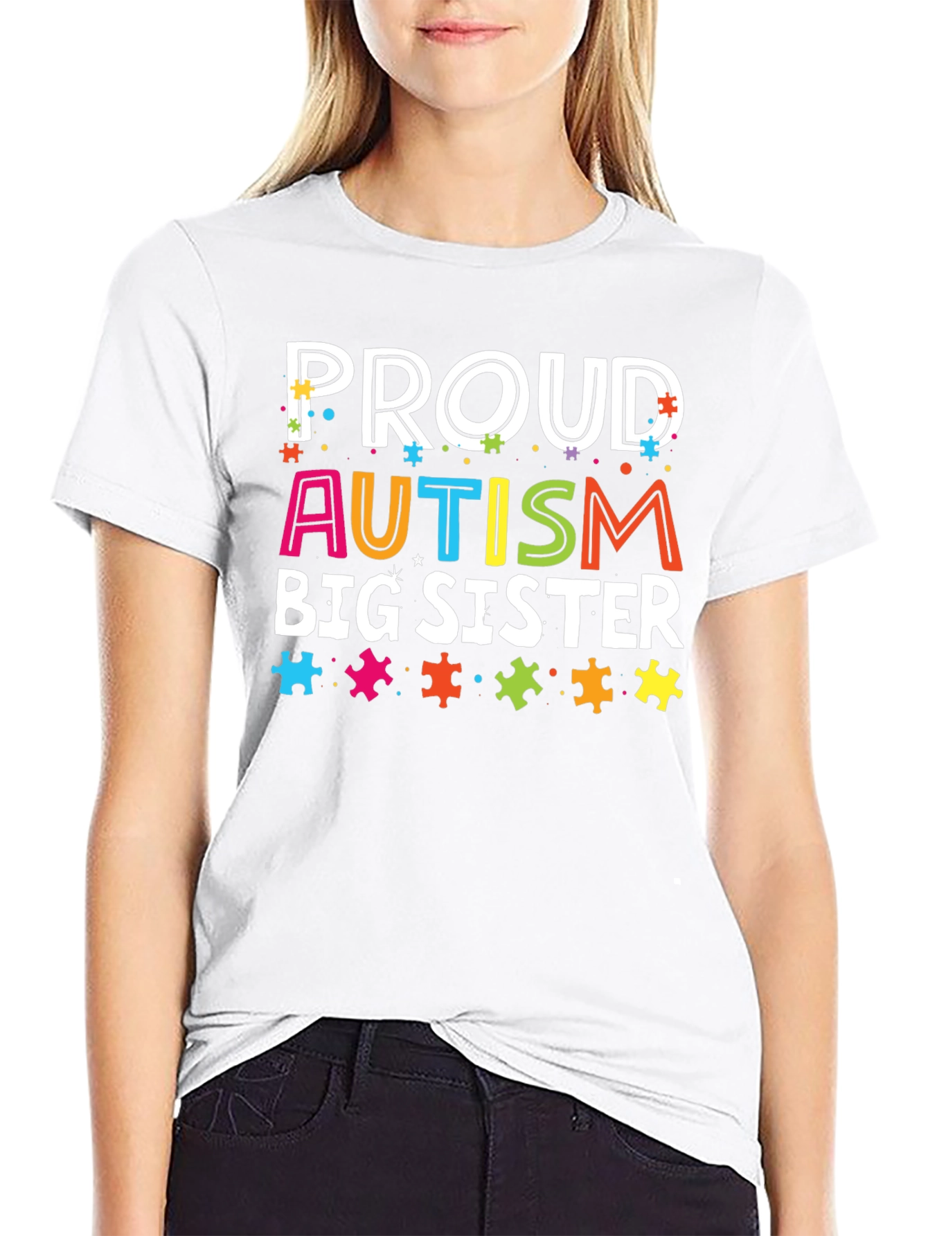 Proud Autism Big Sister T-Shirt